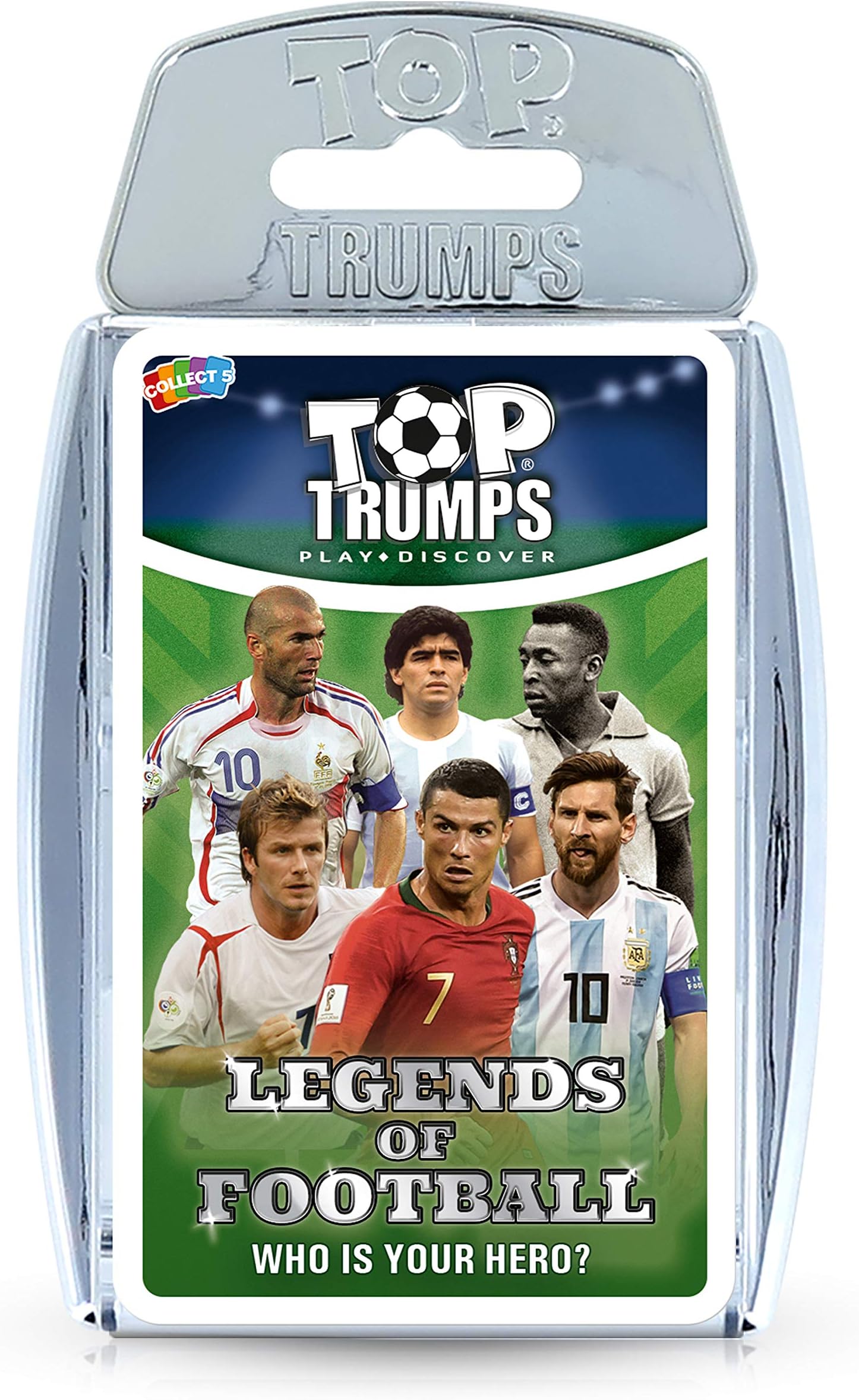 Top Trumps Legends of World Football - Who Is Your Hero? Card Game