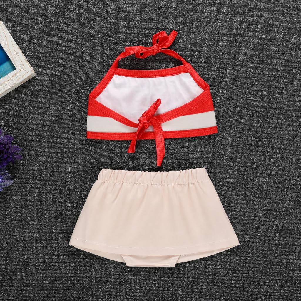 Traje de baño Tankini 2 Piezas Princesa Vaiana para Bebes y Niñas Pequeñas