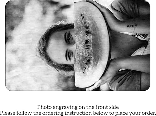 Miniatura 6 de Dreambell Aluminio anodizado 2 lados personalizado foto texto grabado personalizado metal cartera mini amor inserción mensaje tarjeta de nota