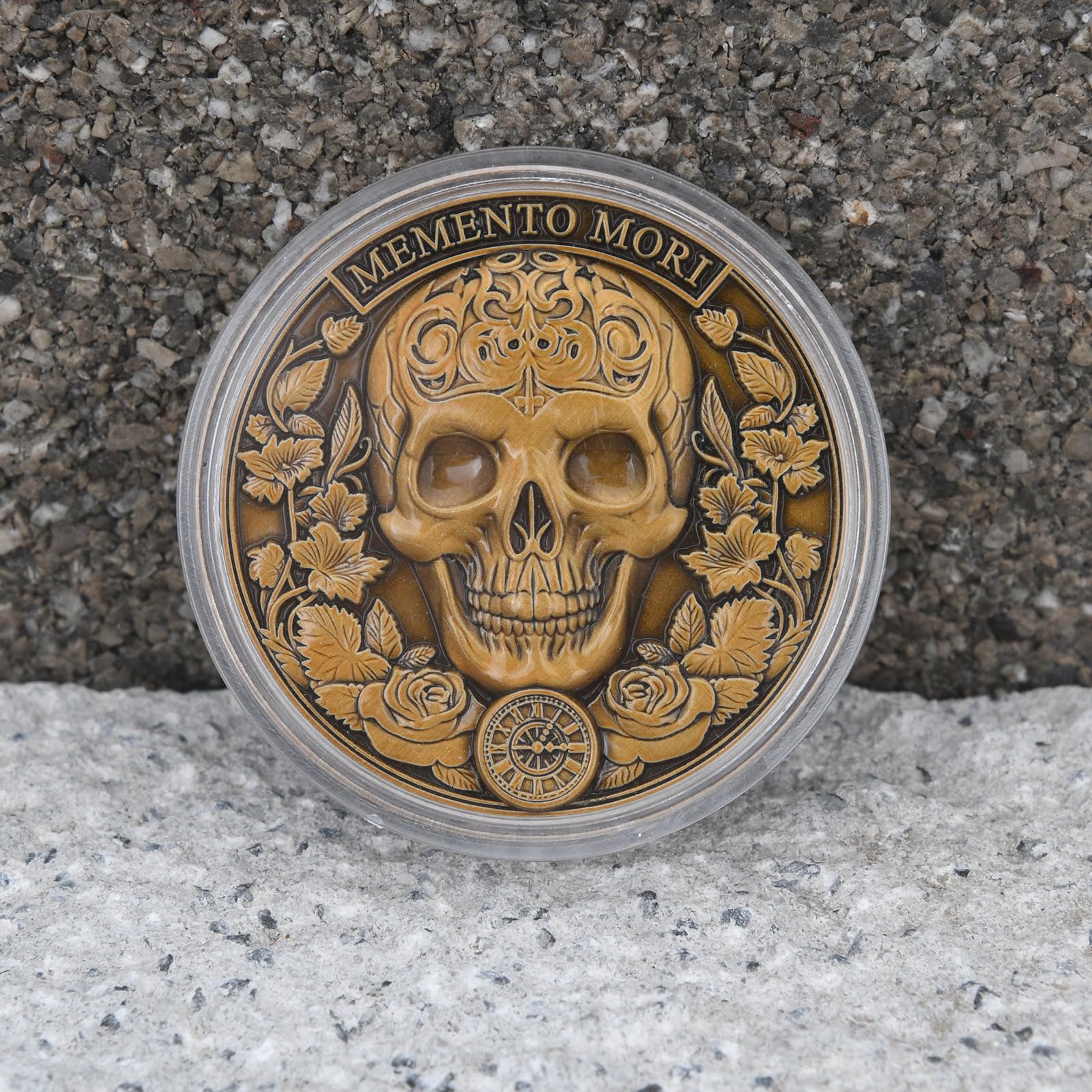 Emento Mori Coin Premium Memento Vivere Coin Tree Of Life