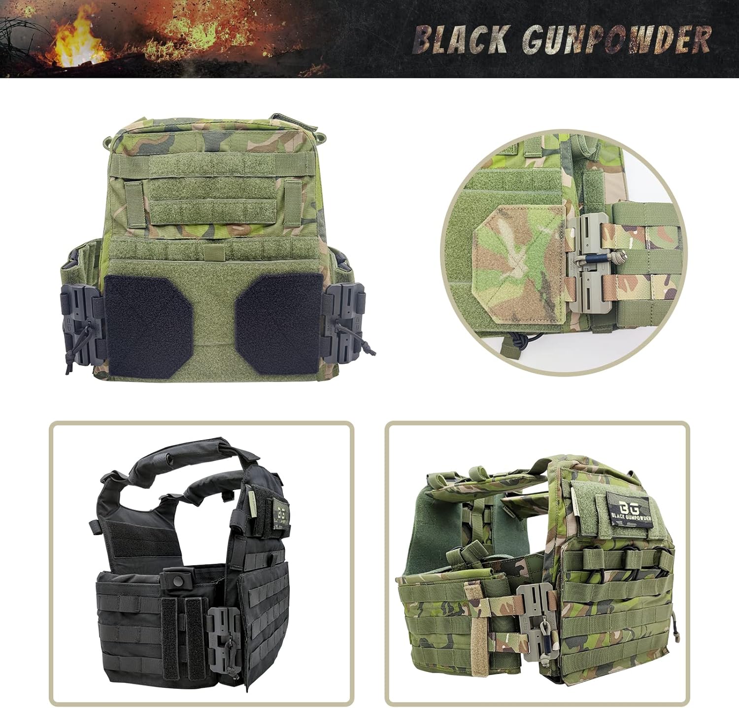 Tactical Quick Release Cummerbund Conversion Molle Side Belt Cumberbund Magnetic Buckles