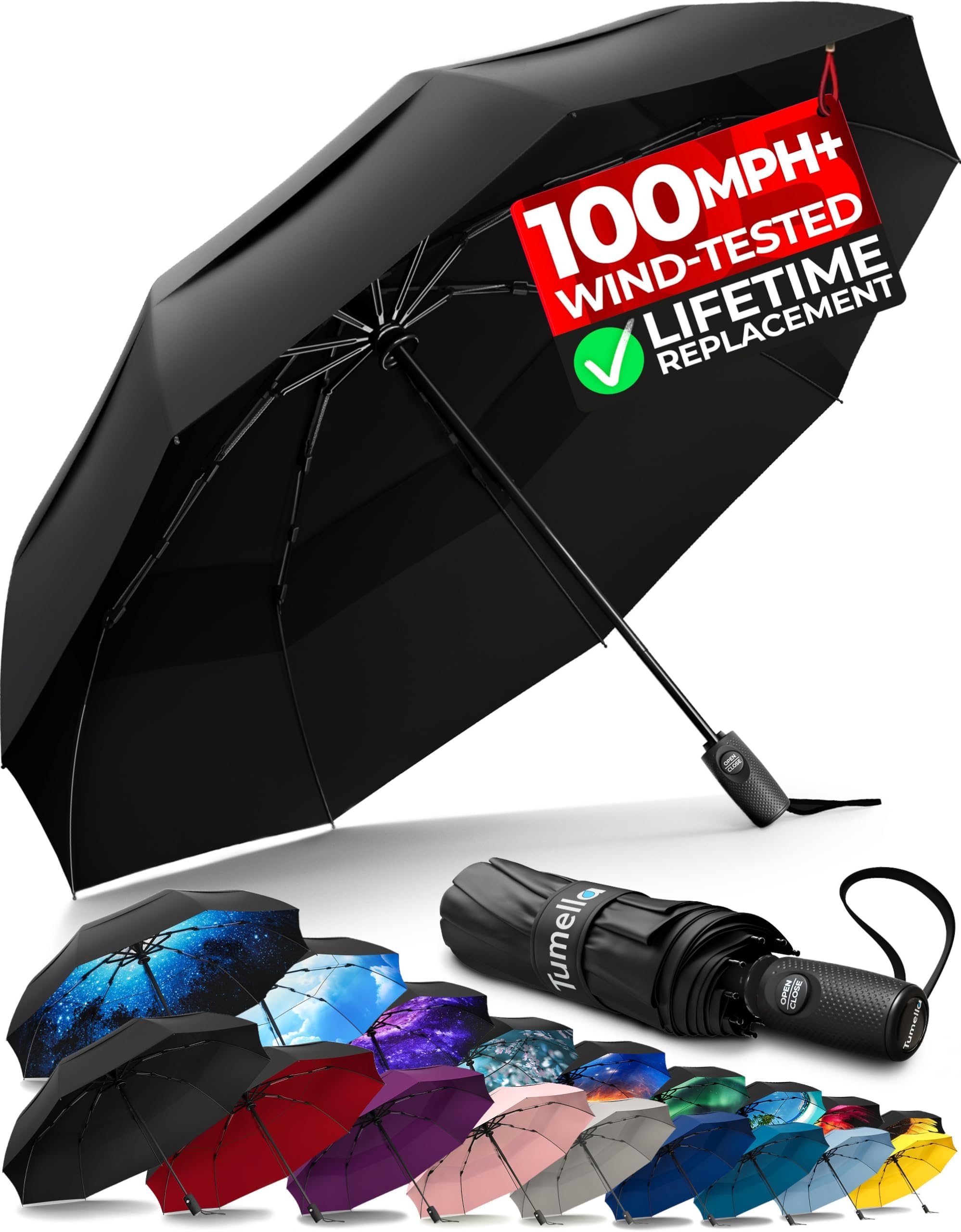 TUMELLA Windproof Travel
