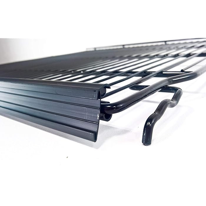 Buy KSR PTC275BLACK Pack of 5 Cooler Shelf Label Holders, 27.5 Inches