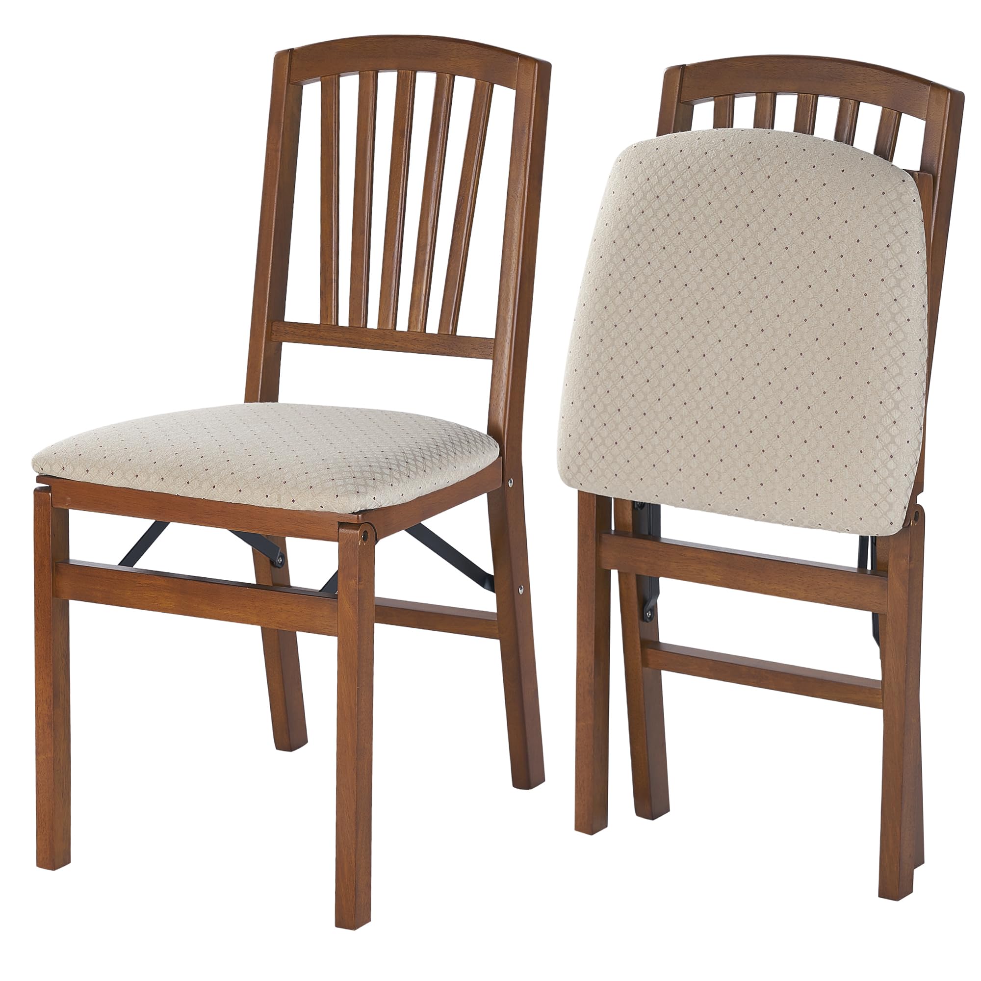 Amazon.com - MECO Stakmore Slat Back Wooden Folding Chairs with