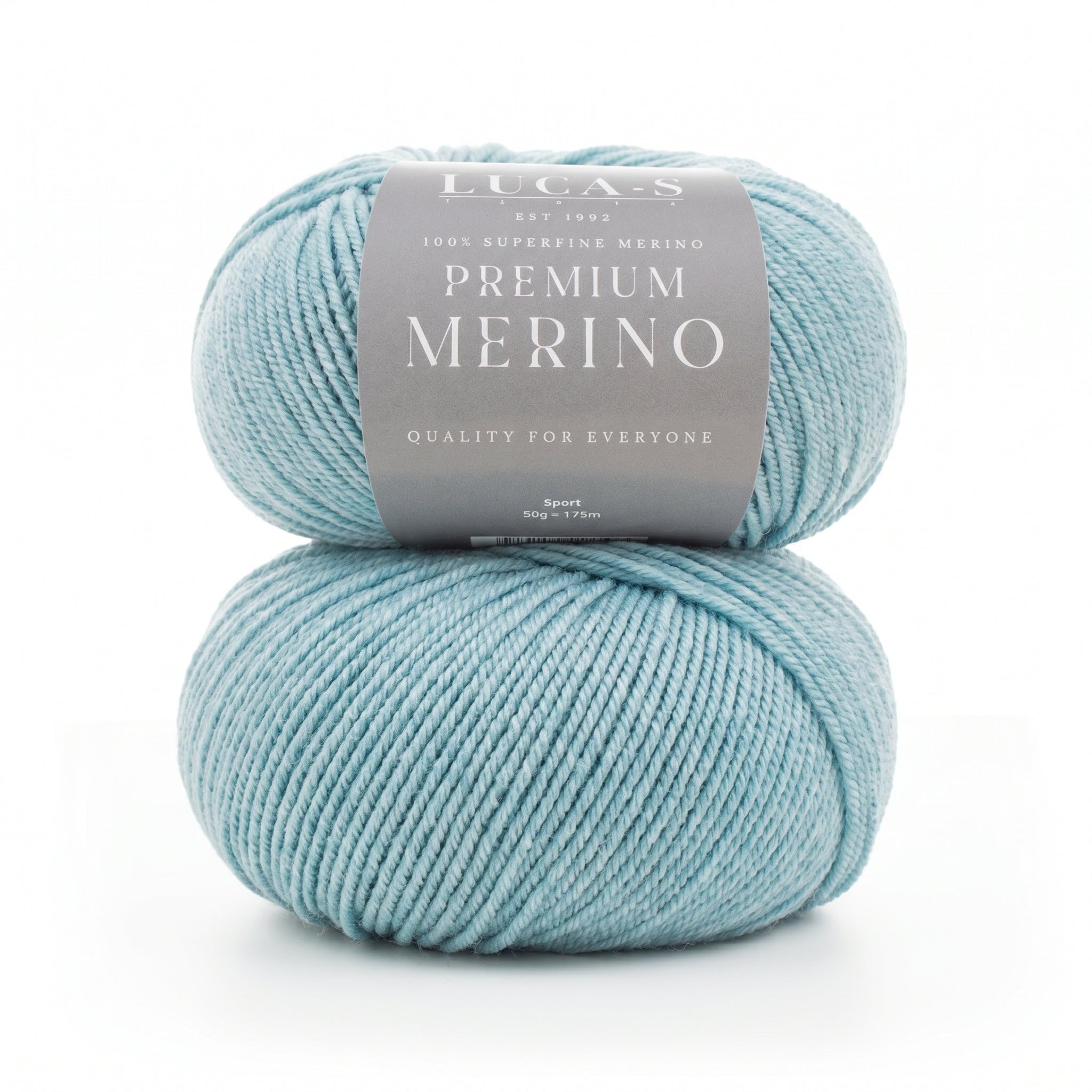 2PCs Premium Merino Yarn 4Ply Wool, Superwash Baby Merino - 100% Pure Extra Fine Merino Knitting Crochet Wools 50G Ball — image 1