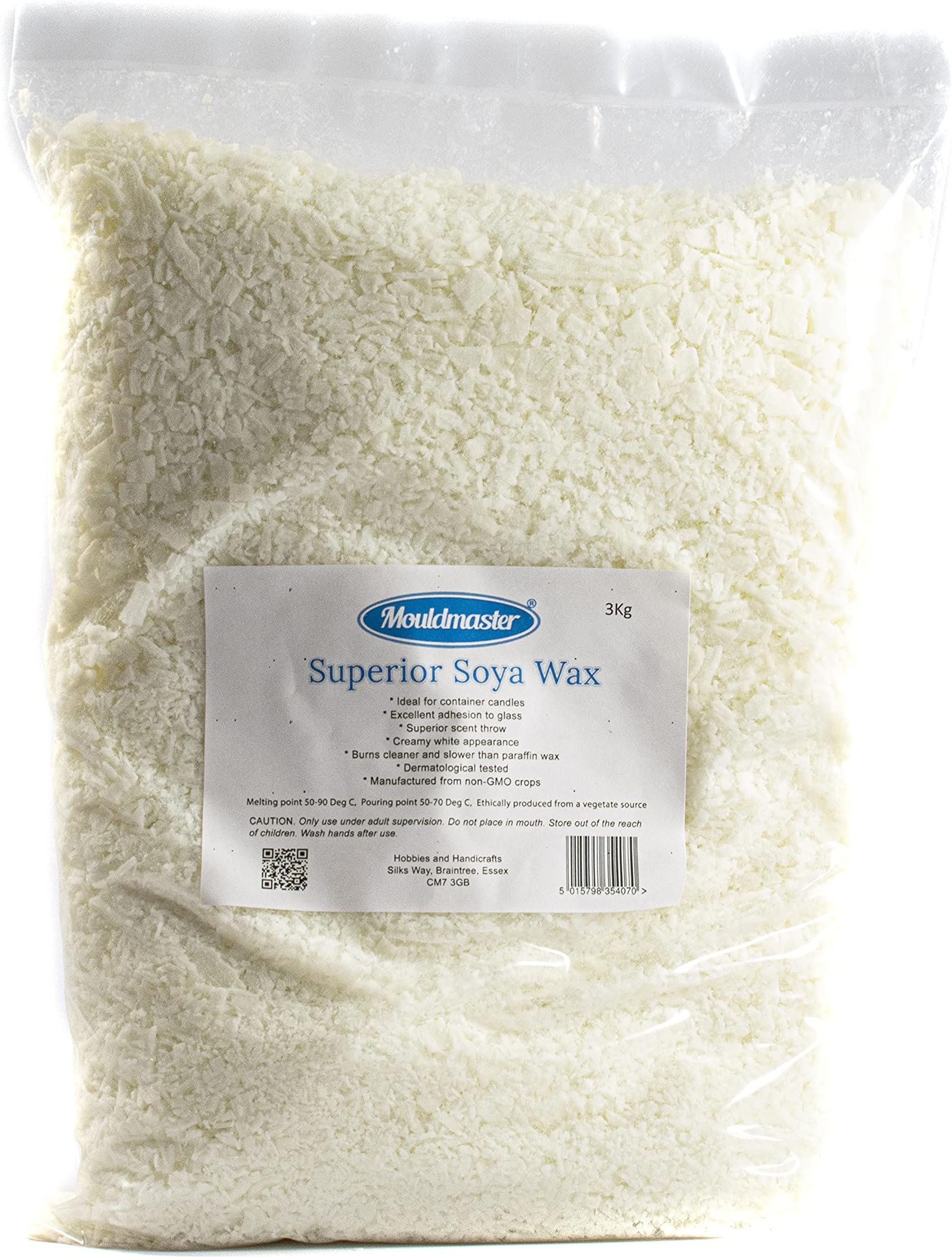 Moldmaster Superior Soy Wax 3kg, White