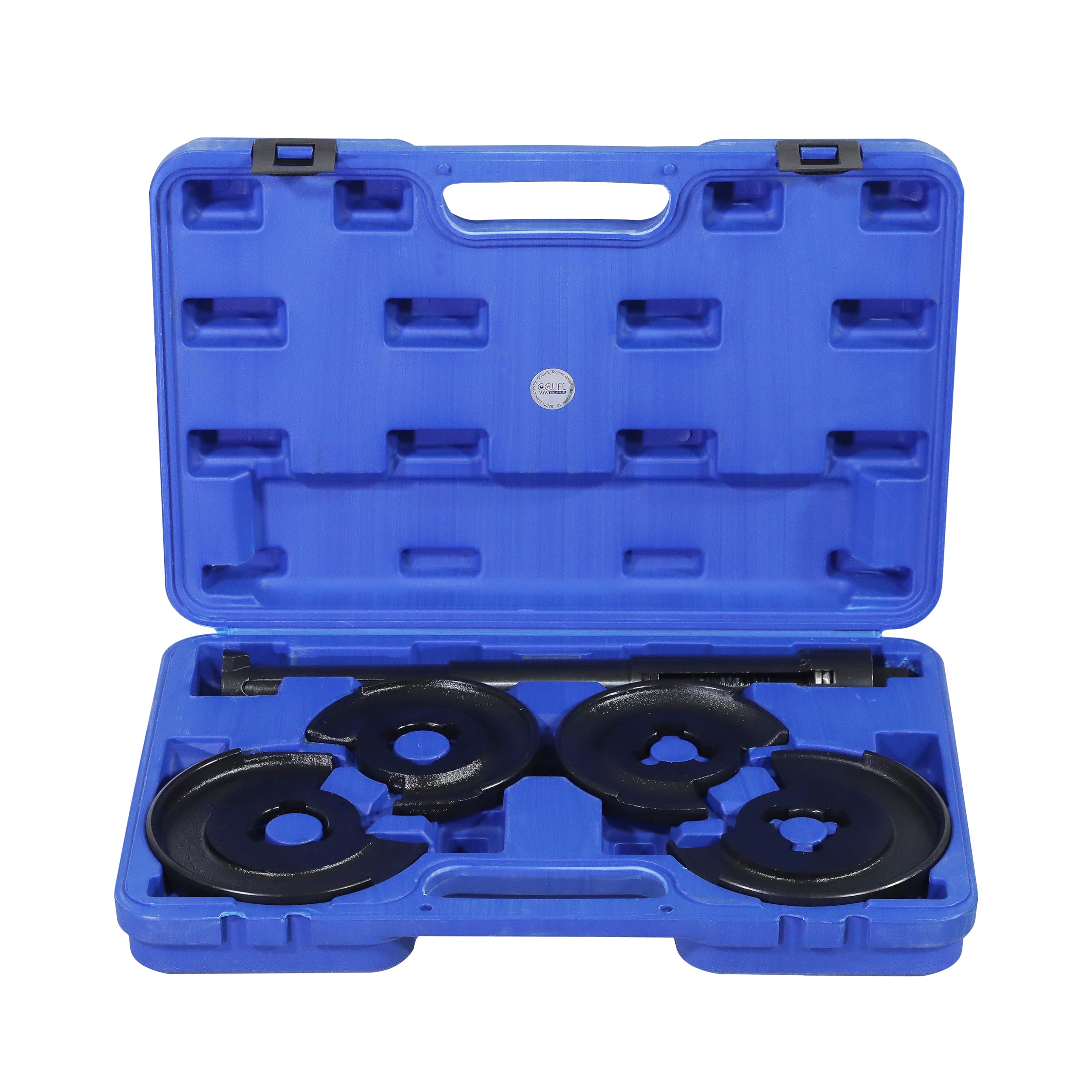 BOOMSTART Federspanner-Set Für Mercedes W116–W210 & Viele Mehr – Innenfederspanner Mit 2 Druckplatten-Sätzen, Bis 2500 Kg, In Box
