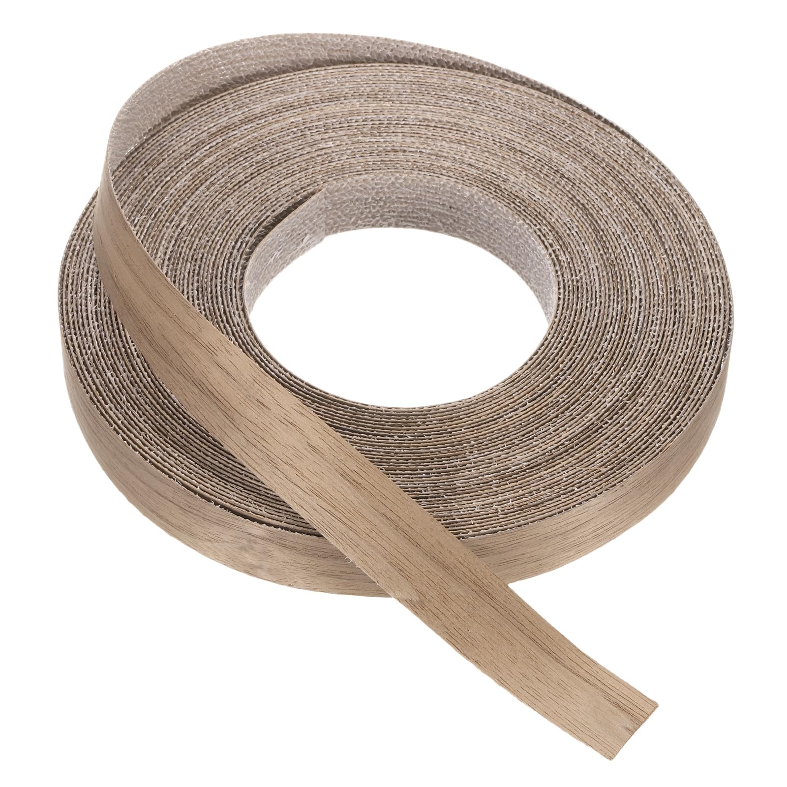 PATIKIL Walnut Edge Banding, 19 mm x 15m Wood Veneer Tape Pre-glued Flexible Plywood Edge Banding with Hot Melt Adhesive for Furniture Restoration(3/4" x 49ft)