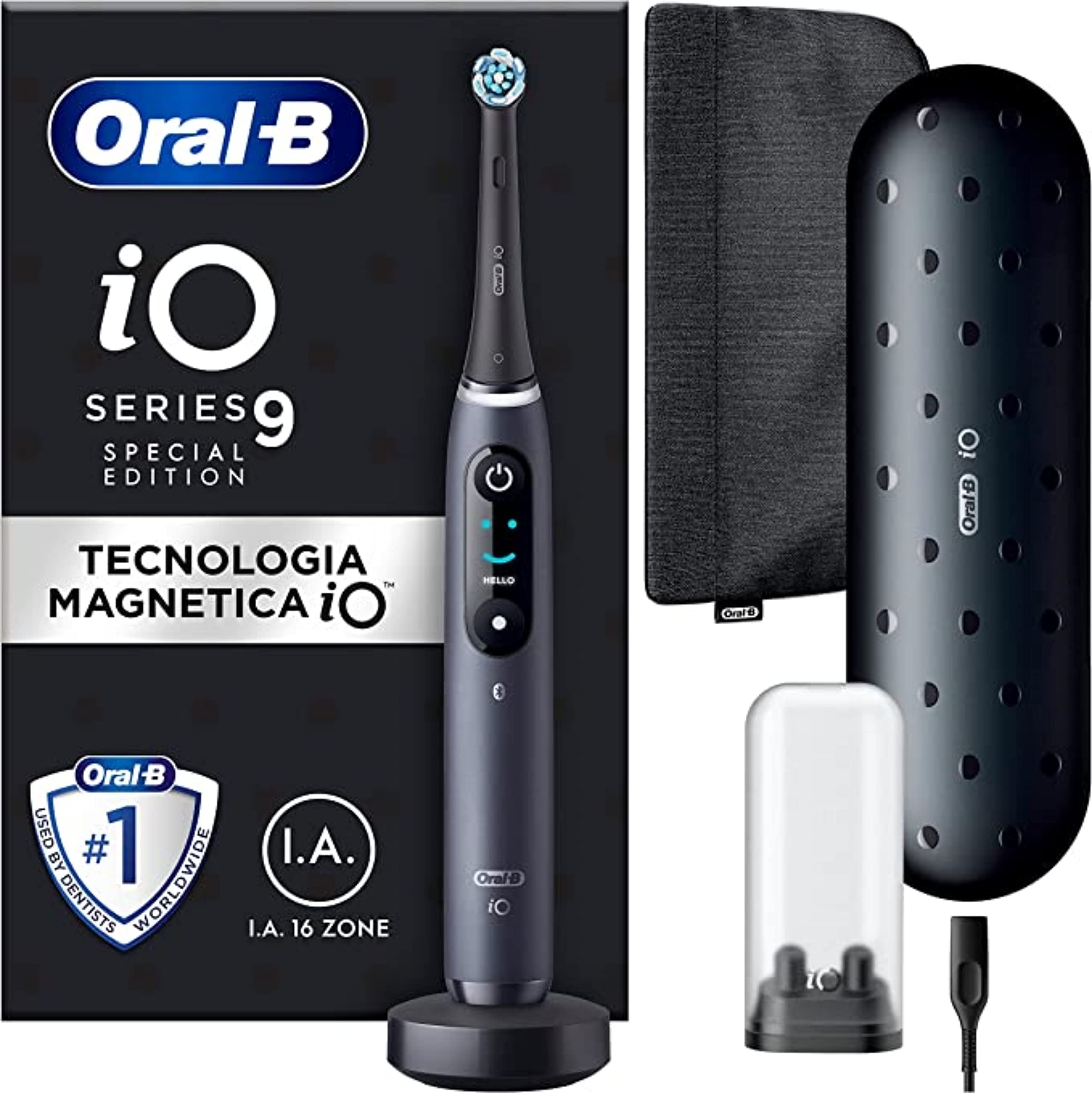 Oral-B iO Series 9 ブラック Oral-B iO Series 9 Special Edition, elektrikli diş fırçası