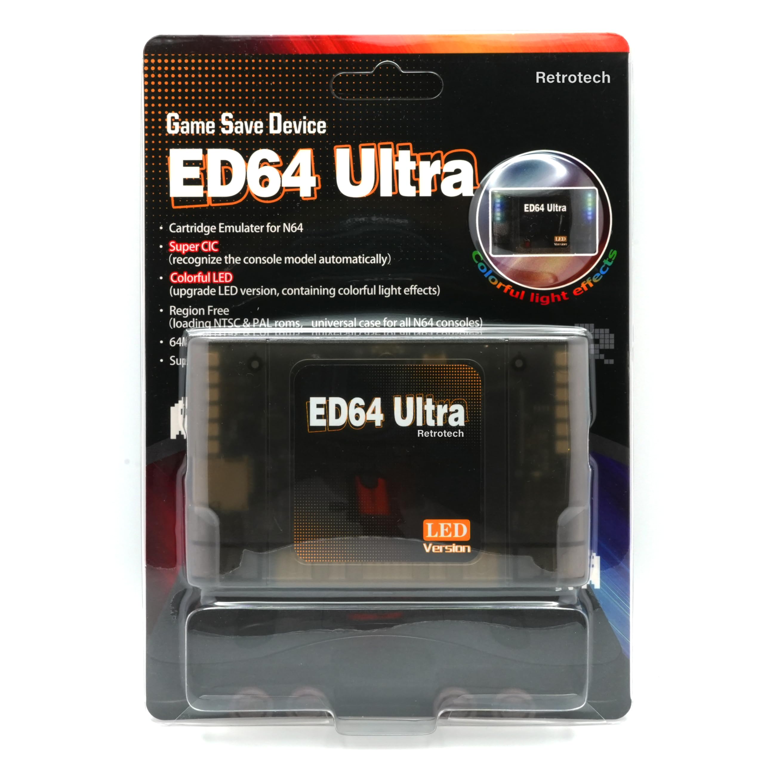Device Ed64 Cartridge ED64 Plus 340-in-1 MicroSD Multi Cartridge