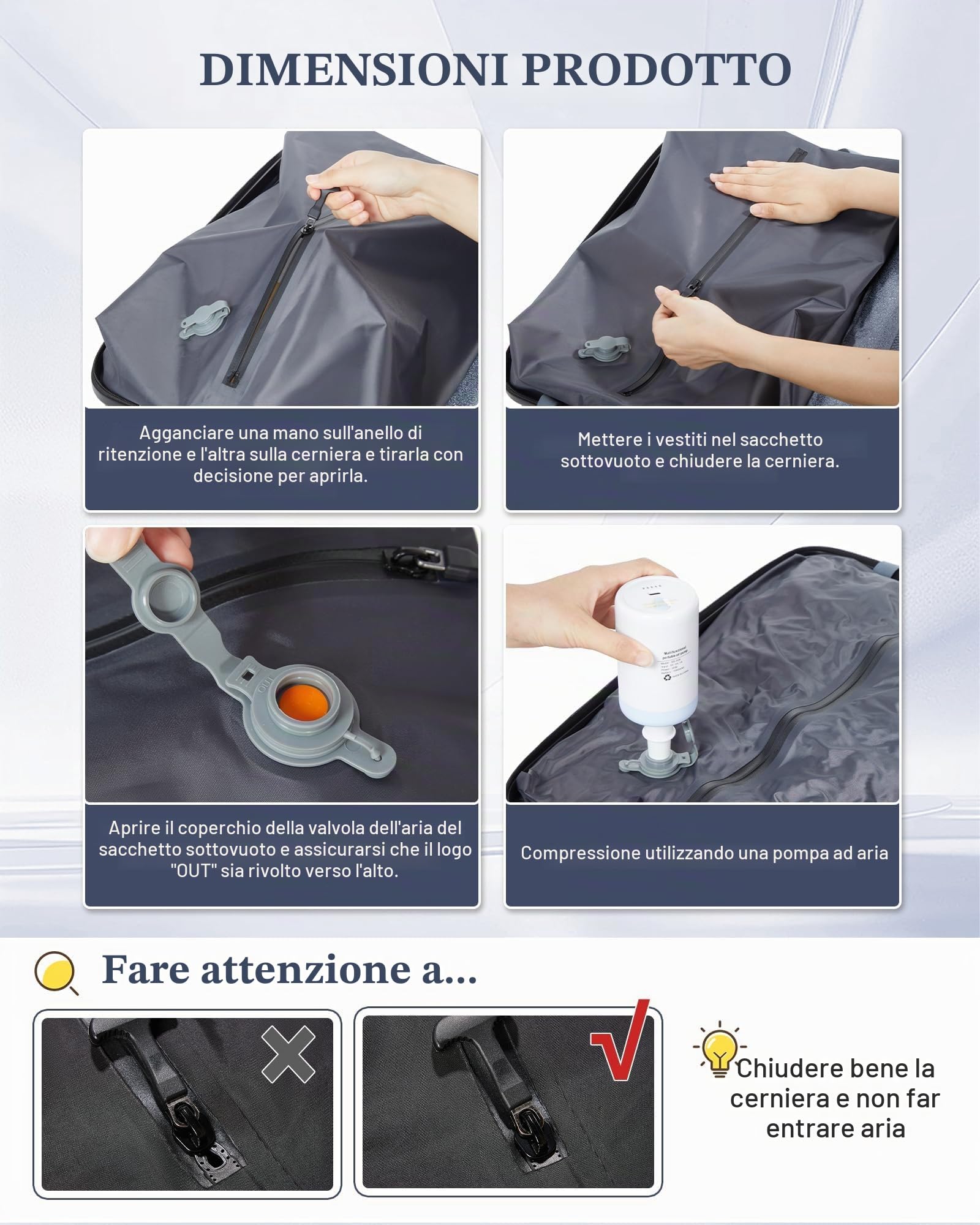 SZLX Valigia Ryanair 55x40x20 Sottovuoto con Pompa Valigia Bagaglio a Mano Easyjet Sottovuoto Valigia Trolley Leggero e 4 Ruote, Lucchetto serratura a codice, Trolley Resistenti da Viaggio