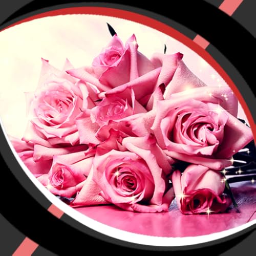 Papéis de parede ao vivo - Glitter Rose