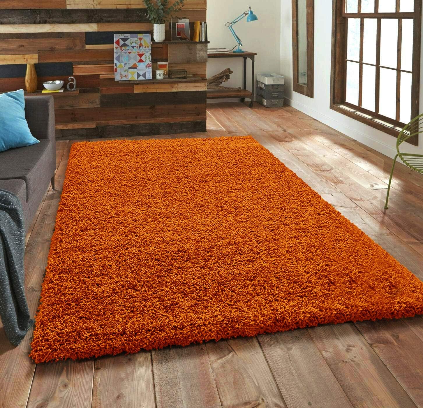 BPIL Unique Modern Large Small NonShedding Shaggy Rugs Soft Thick Pile
