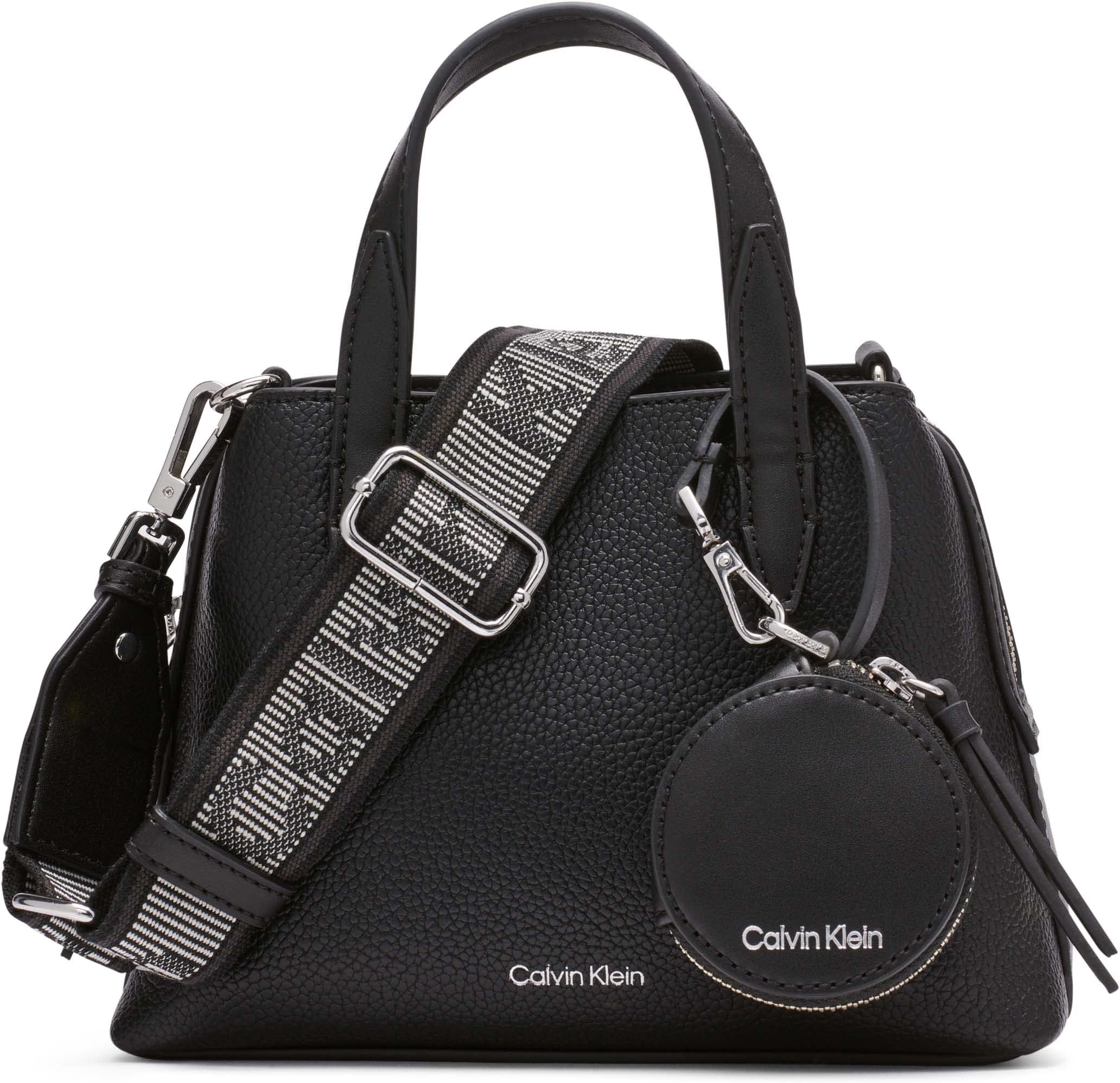 Calvin Klein Women's Millie 2 in 1 Triple Compartment Mini Satchel Crossbody