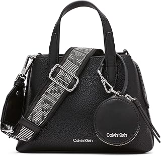Calvin Klein womens Millie 2 in 1 Triple Compartment Mini Satchel Crossbody