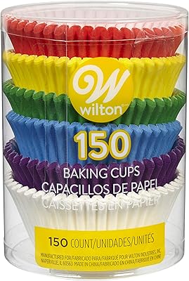 Wilton Baking Cups, Rainbow Assorted, 150 ct
