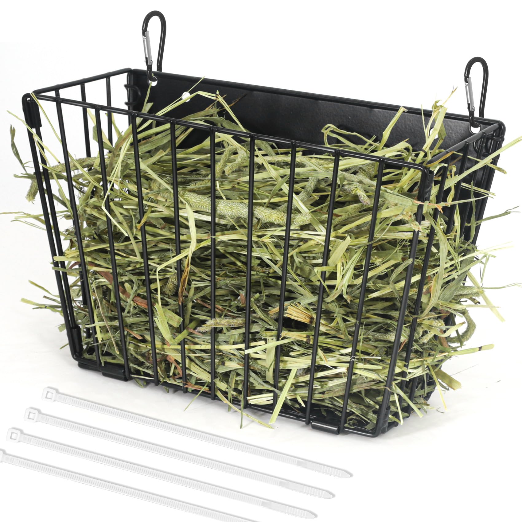 X Large Rabbit Hay Feeder Guinea Pig Hay Feeder Metal Frame Bunny Hay Holder Guinea Pig Hay Holder for Bunny, Guinea Pigs, Chinchillas, Small Animals (1 Pack)