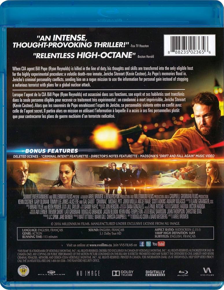 その他 The Criminal [Blu-ray] Criminal (Blu-ray): Amazon.co.uk: DVD & Blu-ray