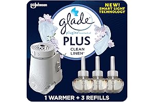 Febreze PlugIns Electric Scented Oil Air Freshener Starter Kit, Clean Linen