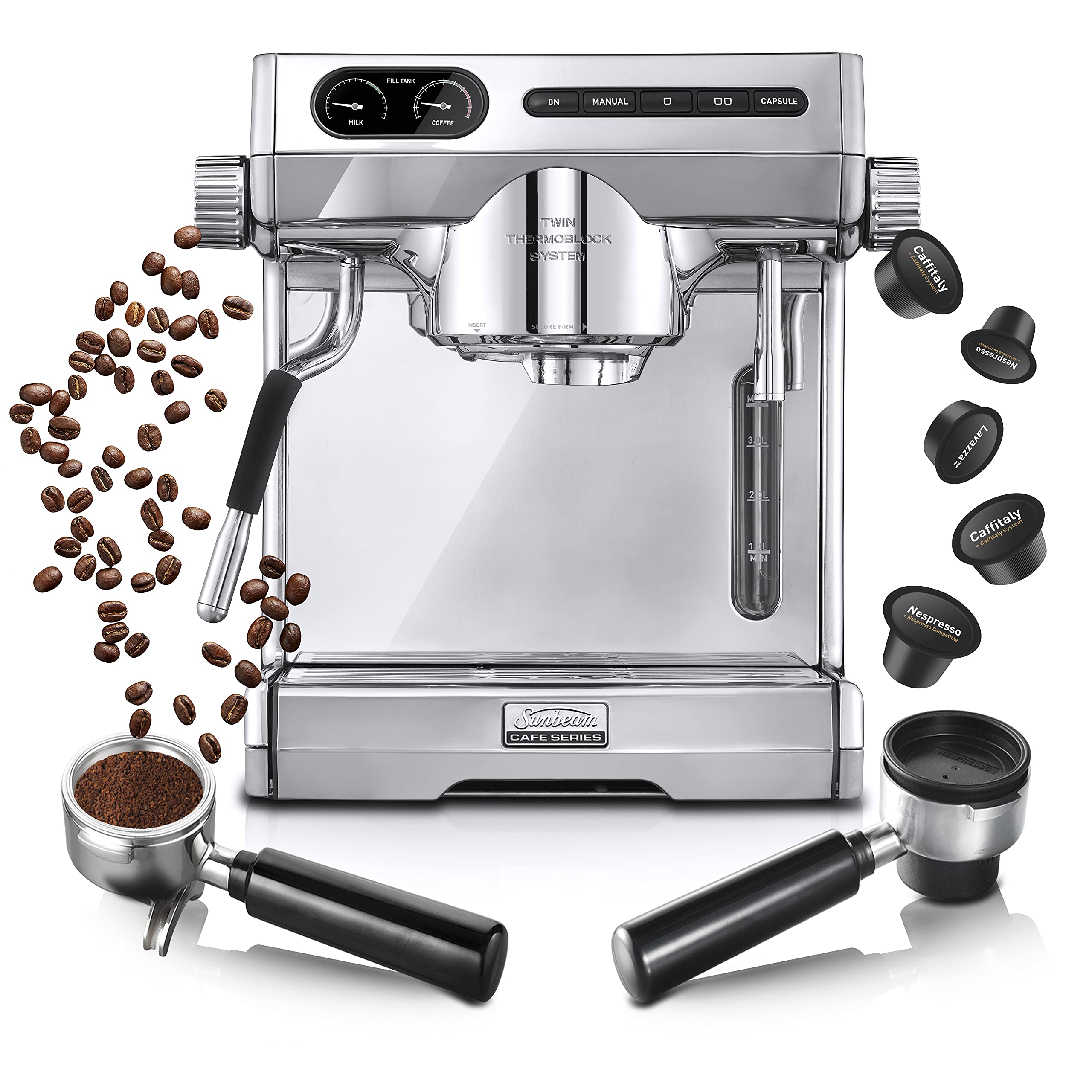 Sunbeam Cafe Series with Capsule Handle 