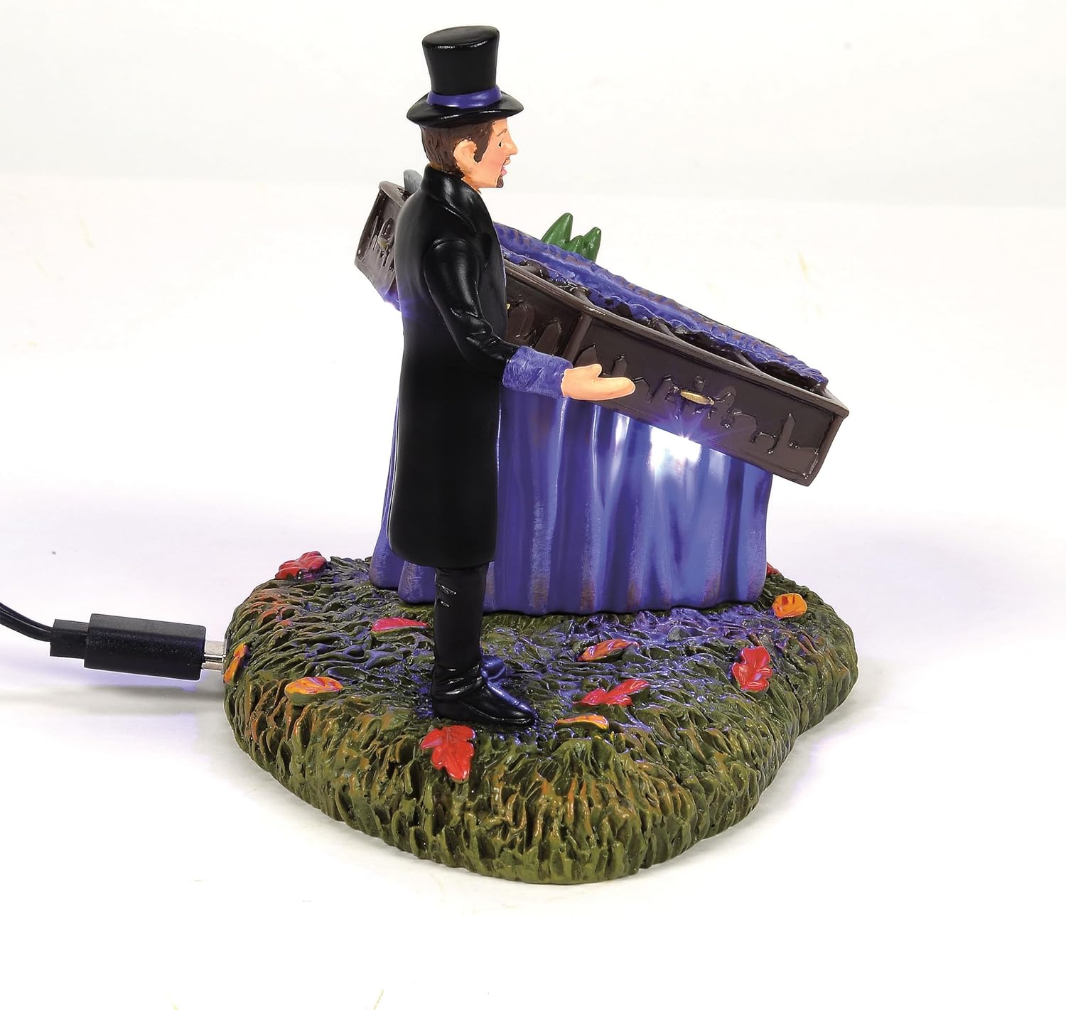 Department 56 Snow Village Halloween Accessories You Can Take it with You Lit Figurine, 3.7 Inch, Multicolor