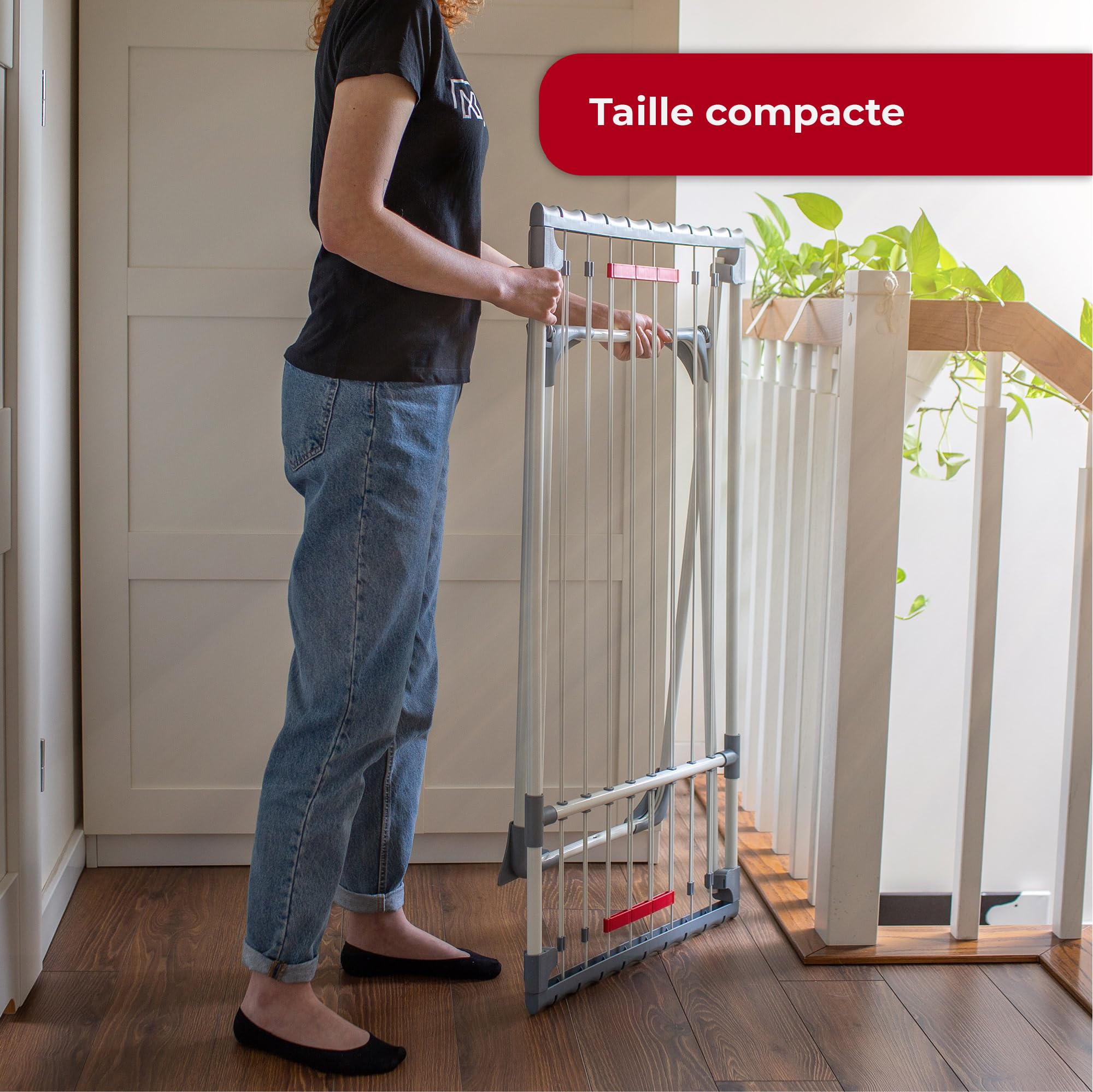 KADAX Étendoir a Linge 20 metres, Support de Sechage sur Pieds, Sechoir Pliable pour Maximiser l'espace de Sechage, Etendoir Telescopique (Gris)