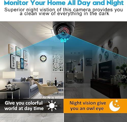 Miniatura 8 de Cámara domo USB de 2 MP resistente a la intemperie, carcasa de metal con 24 LED IR para monitoreo diurno y nocturno, detección de movimiento de