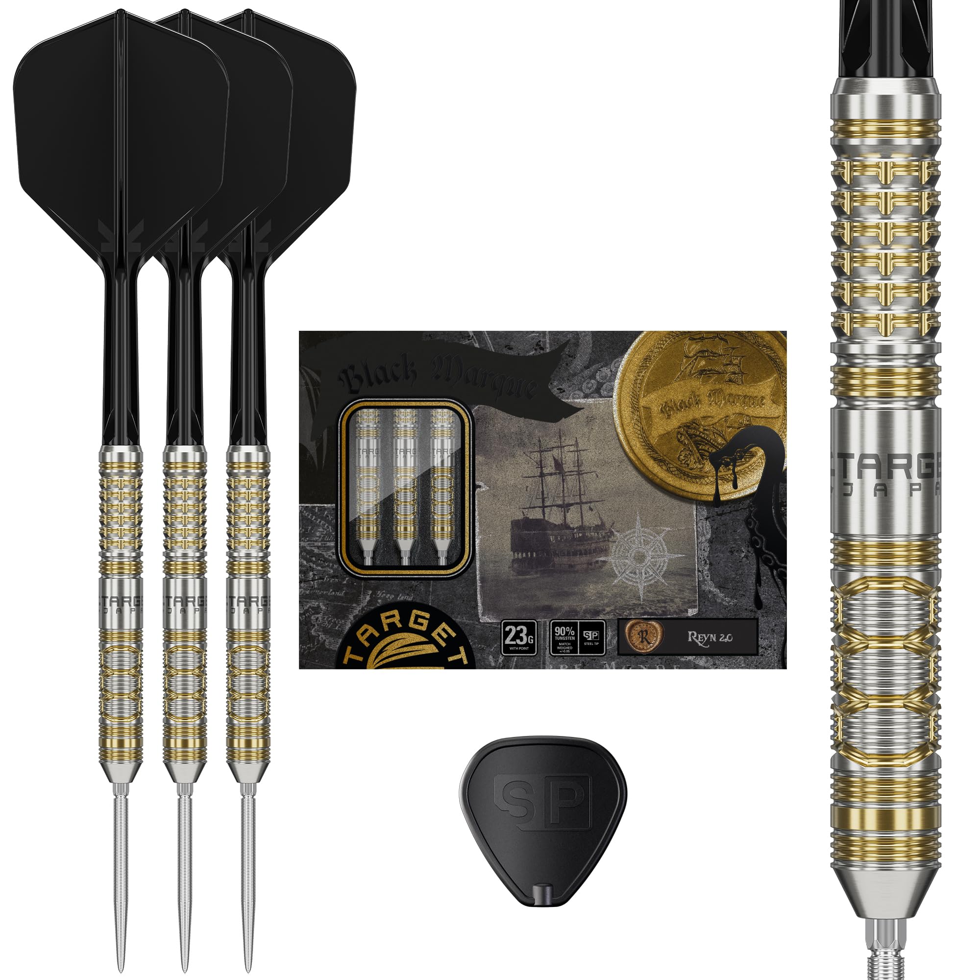 Target Black Marque Dancing Duck G4 Steel Tip Dart : Amazon.com.au