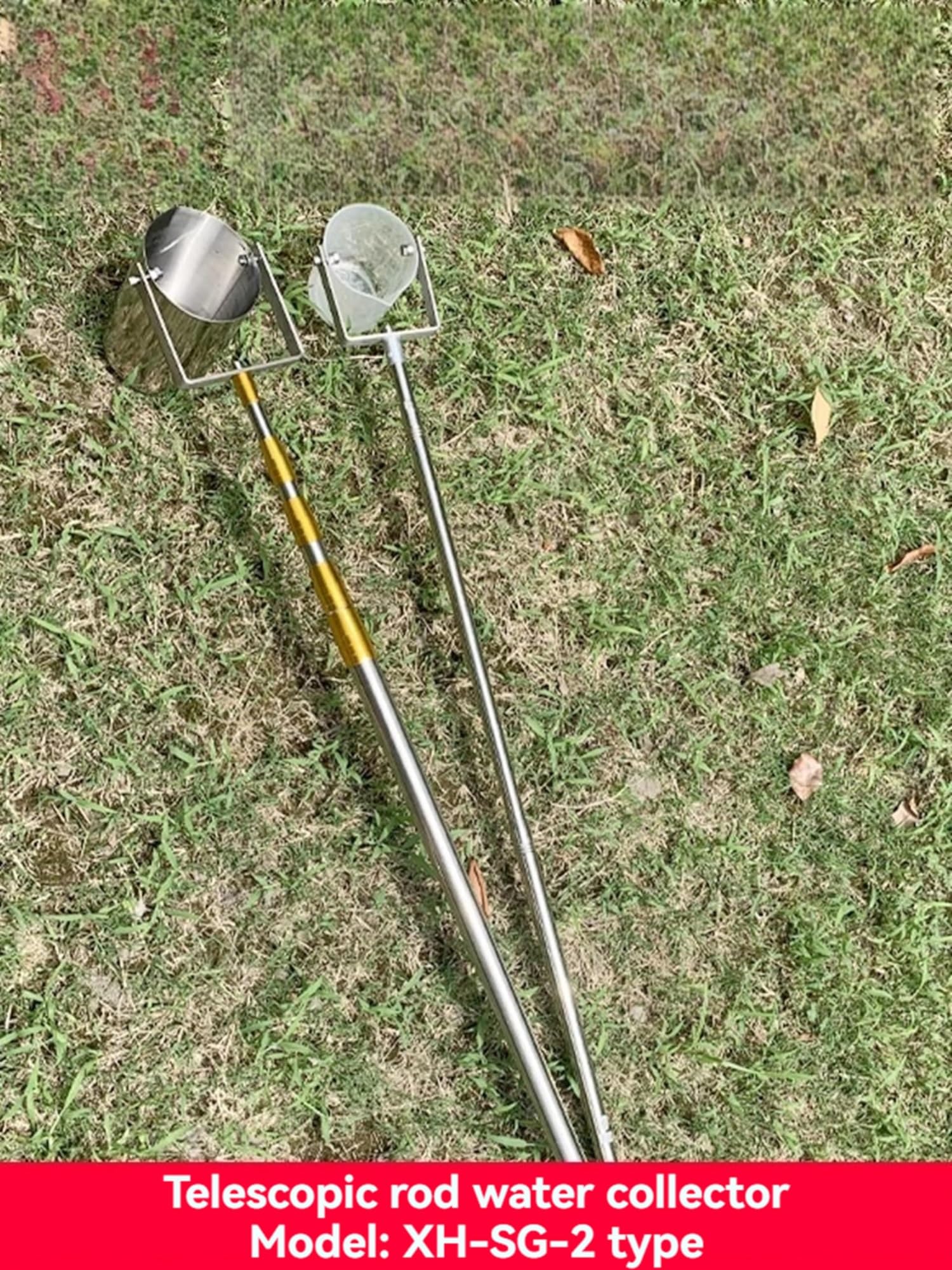 Muestreador de Agua telescópico de Acero Inoxidable, cucharón de péndulo, Vara de muestreo, Varilla de extensión Industrial ultradura y Engrosada (500 ml, 3 m)