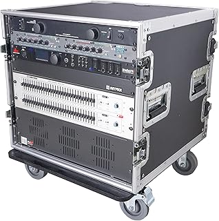 ProX T-12RSS 12U 垂直アンプ ラックマウントフライトケース キャスターホイール付き