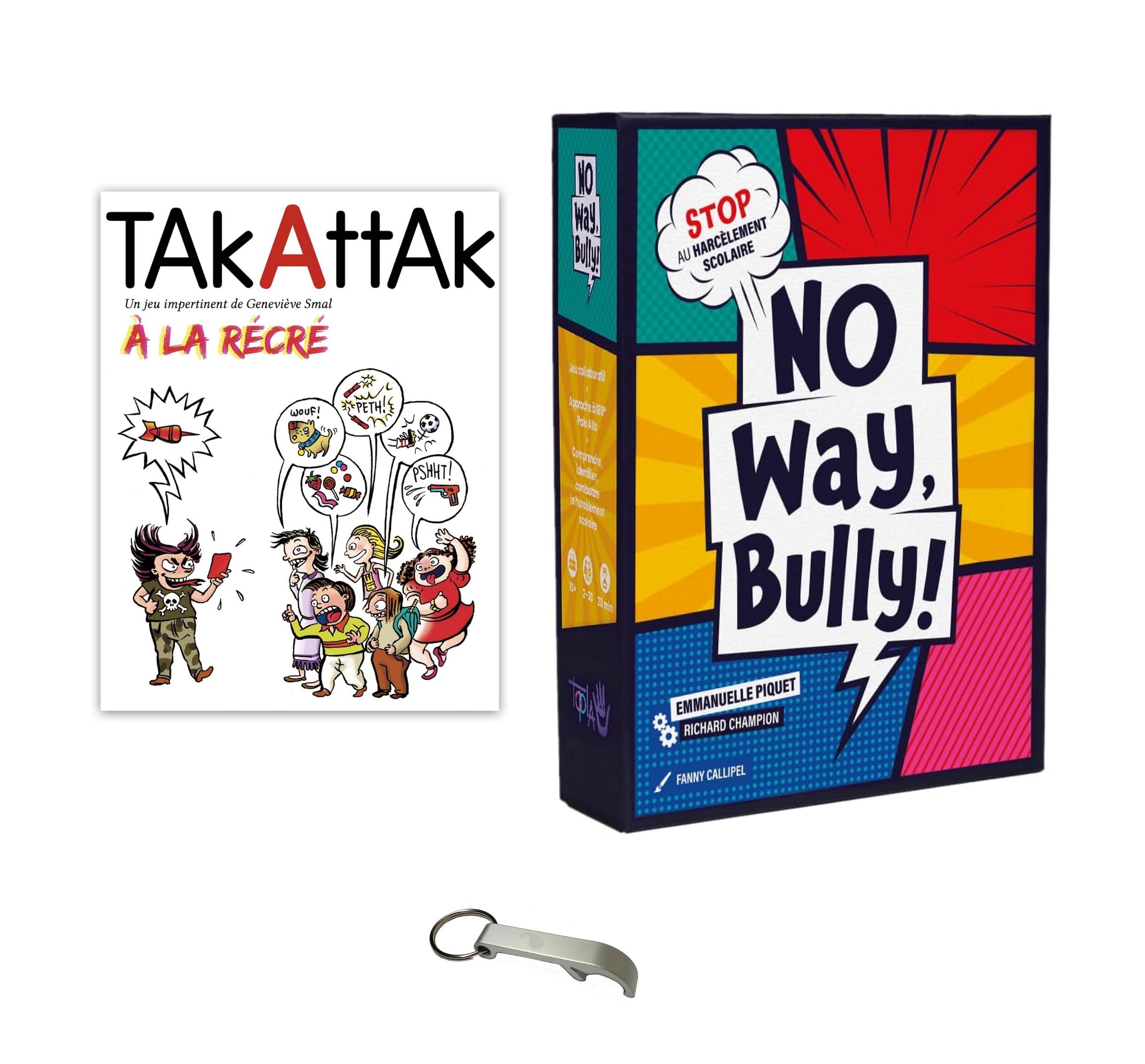 Takattak à la Ricré + No Way Bully in francese + 1 Decap Blumie - Gioco di carte d'atmosfera ed espressione - da 8 anni