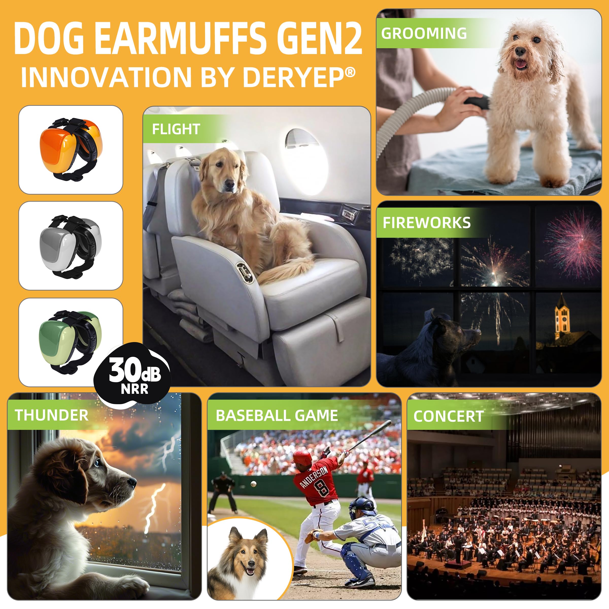 Dog Earmuffs GEN2 30dB NRR Noise Protection - Dettaglio