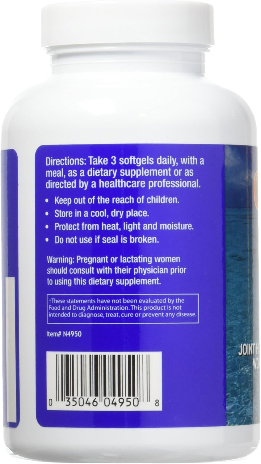 vGlucoflex Omega 3-6-9, Omegas from EPA/DHA Fish Oil for Joint Health
