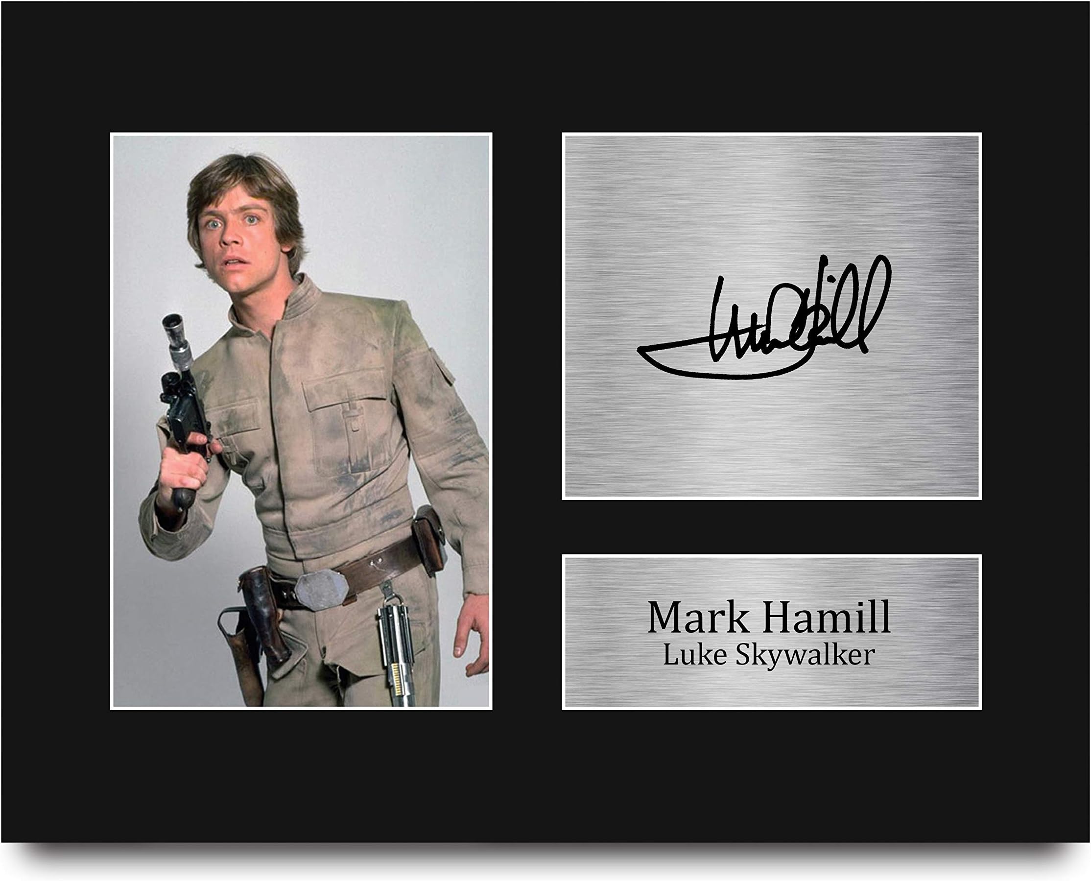 Mark Hamill USL Signed Printed Autograph Star Wars Print Photo Picture Display - US Letter Size