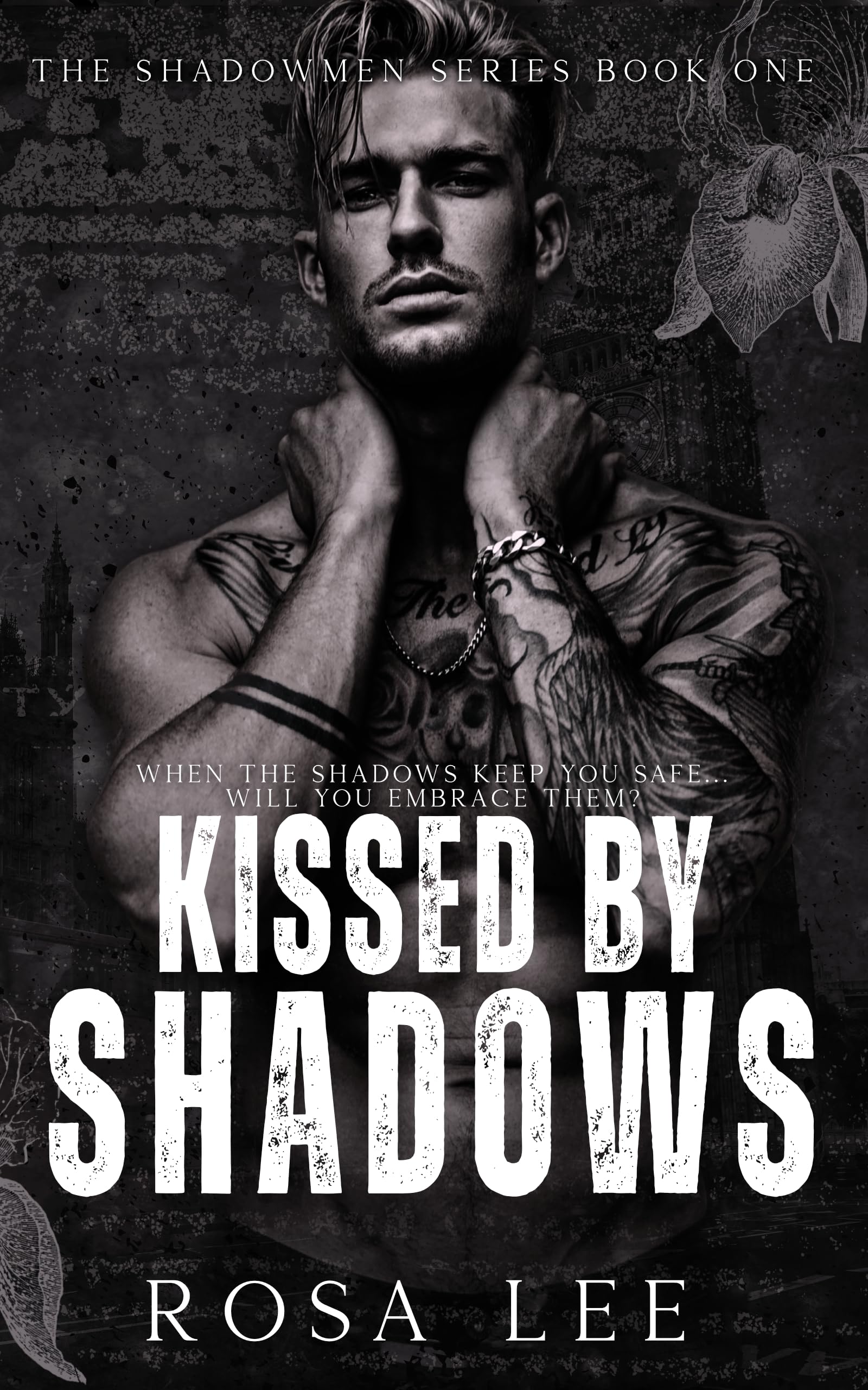Kissed by Shadows: A Forced Proximity Dark Mafia Romance (The Shadowmen Book 1)
