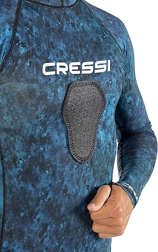 Miniatura 4 de Cressi Hunter Rash Guard, camuflaje azul, XXL
