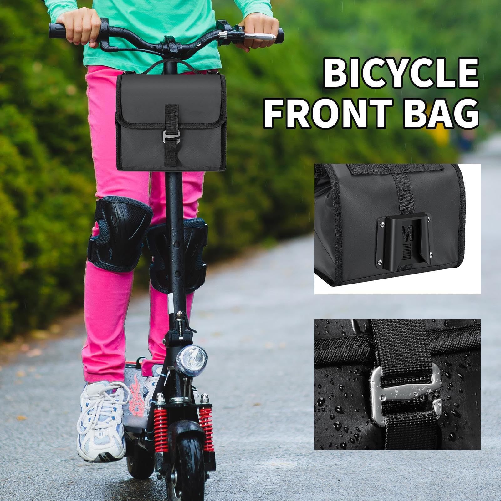 Sac de Guidon pour Vélo Sac De Stockage Pliable