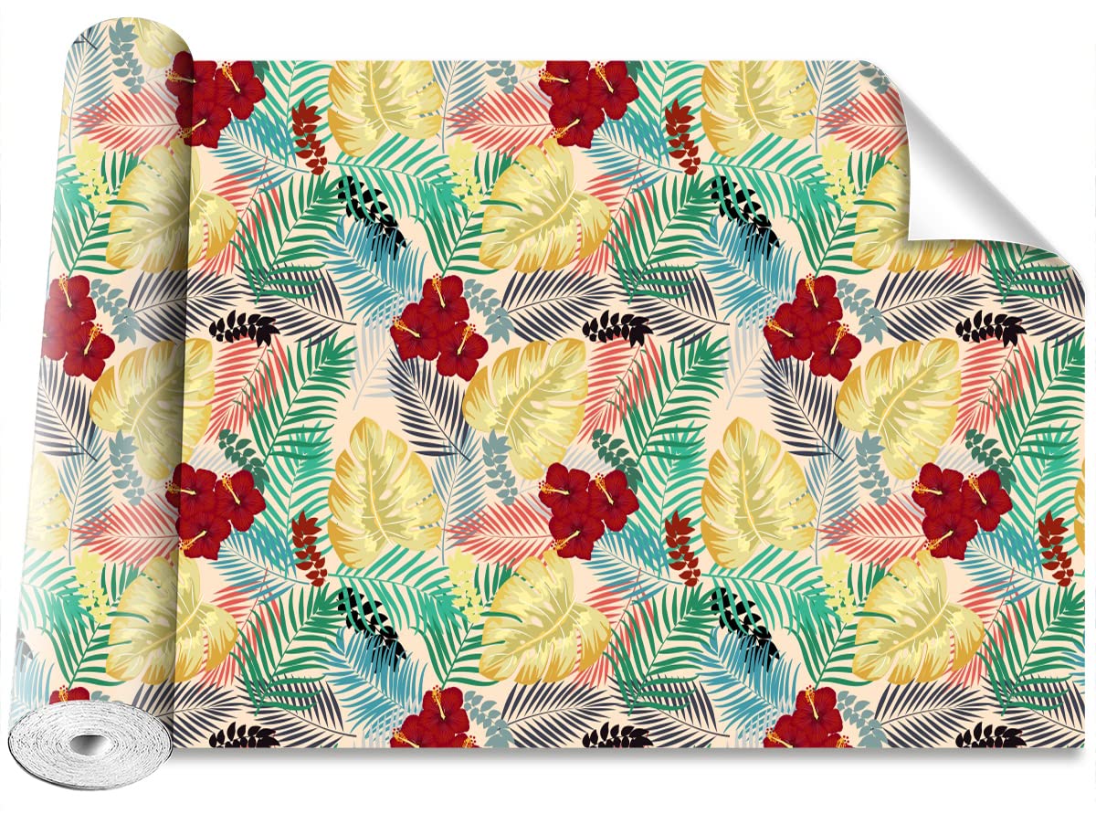 Papier Peint Fleurs de monstre Tulup 152x104cm pour stickers muraux moderne