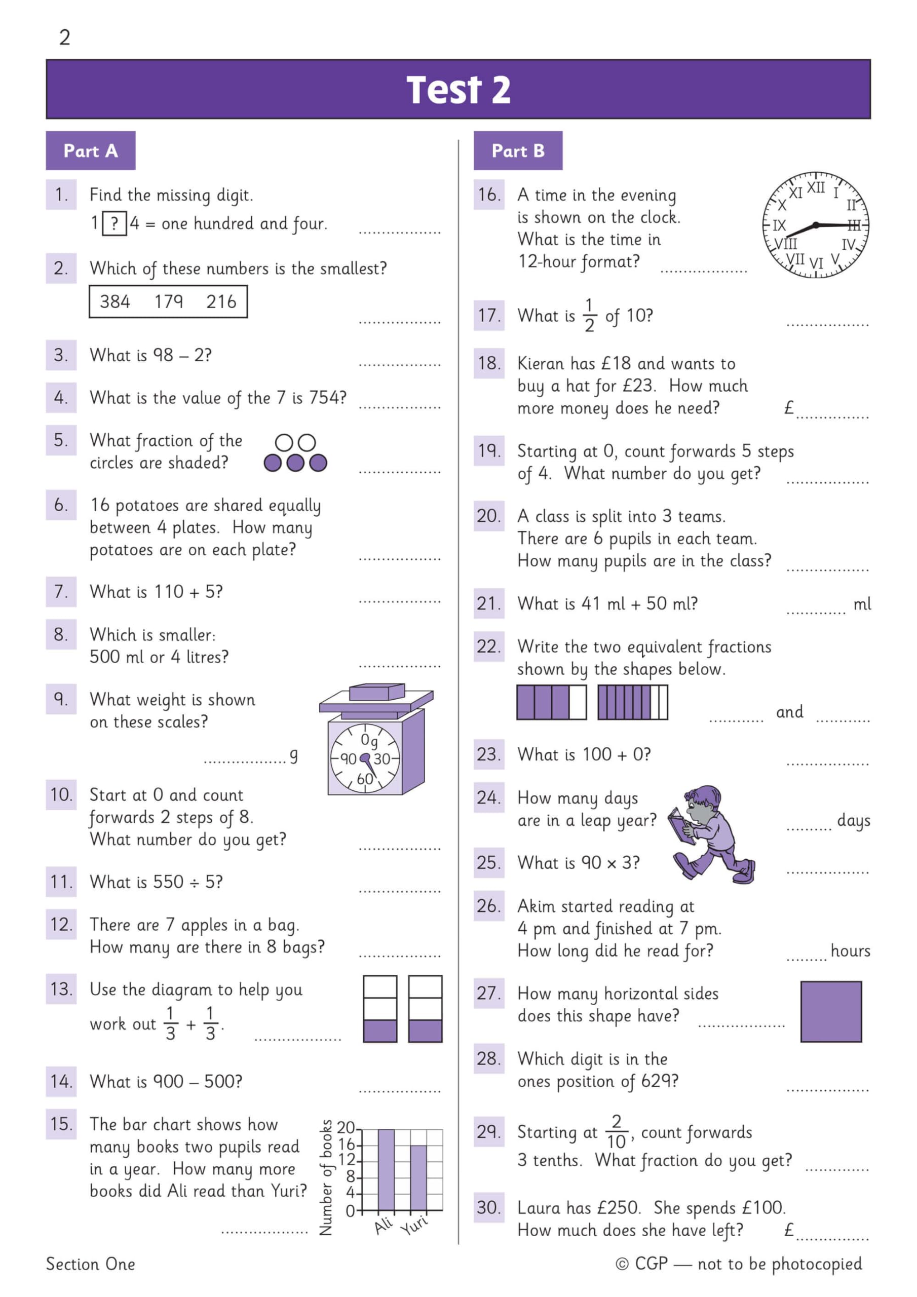 KS2 Maths Year 3 Mental Arithmetic Targeted Question Book (includes Online Answers & Audio Tests)