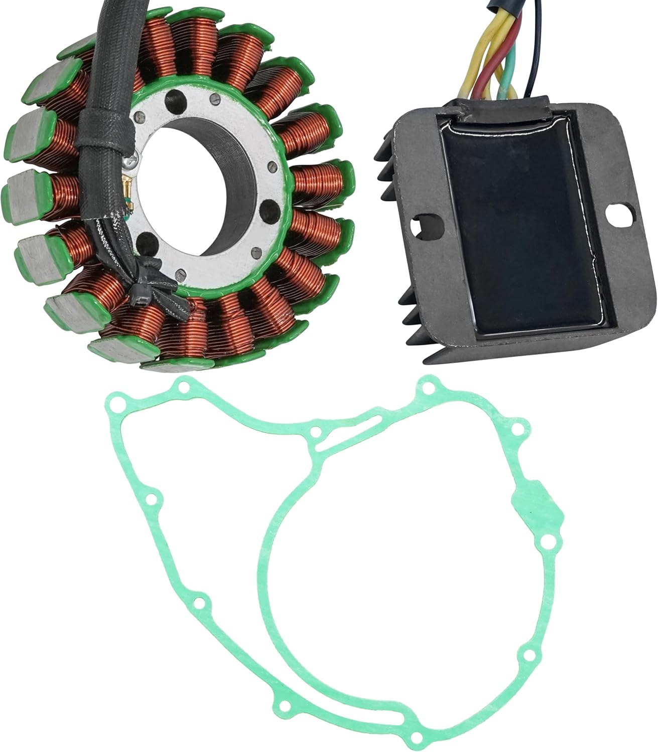 Caltric Stator & Regulator & Gasket Compatible With Honda Trx300 Trx-300 Fourtrax 300 1988-1992
