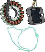 Vista 4 de Caltric Estator, regulador y junta compatible con Honda Trx300 Trx-300 Fourtrax 300 1988-1992