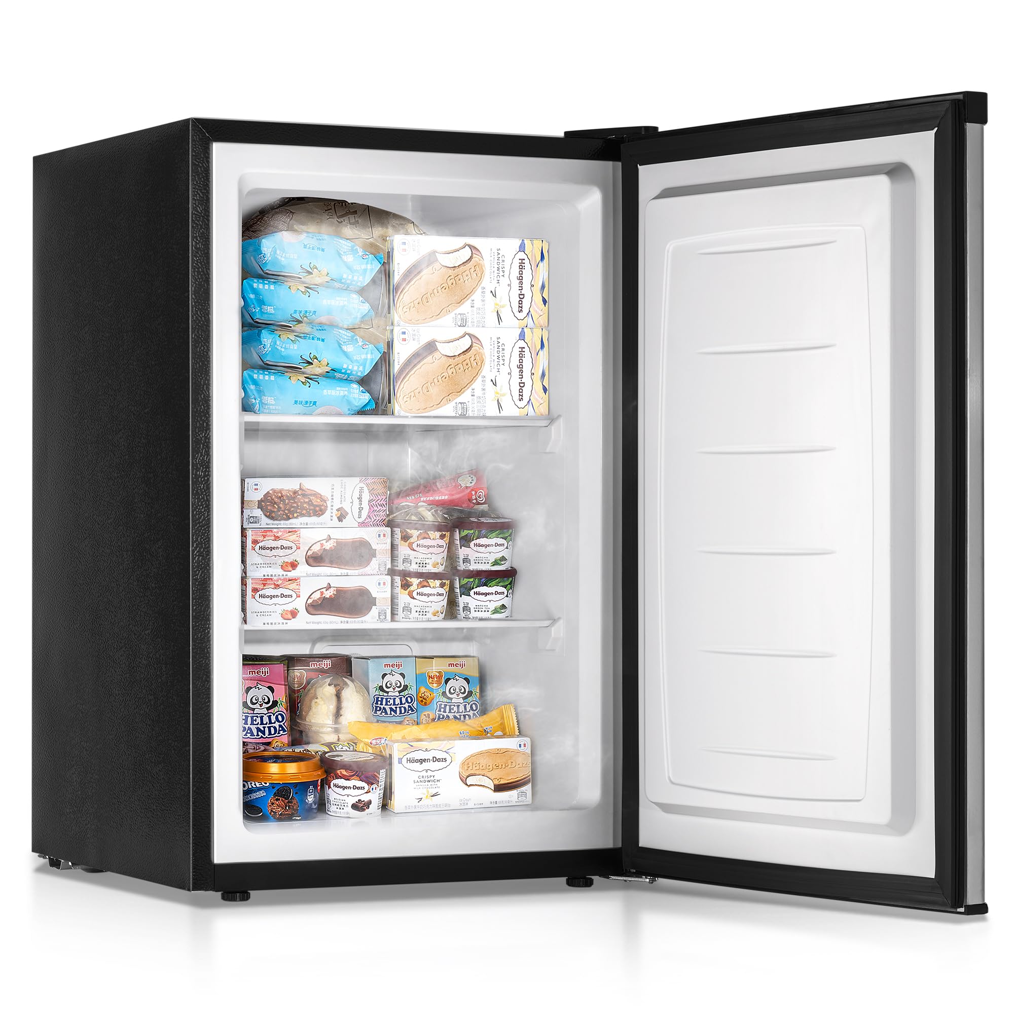 Icyglee MF-30-Y 3 cu ft Upright Freezer Stainless Steel