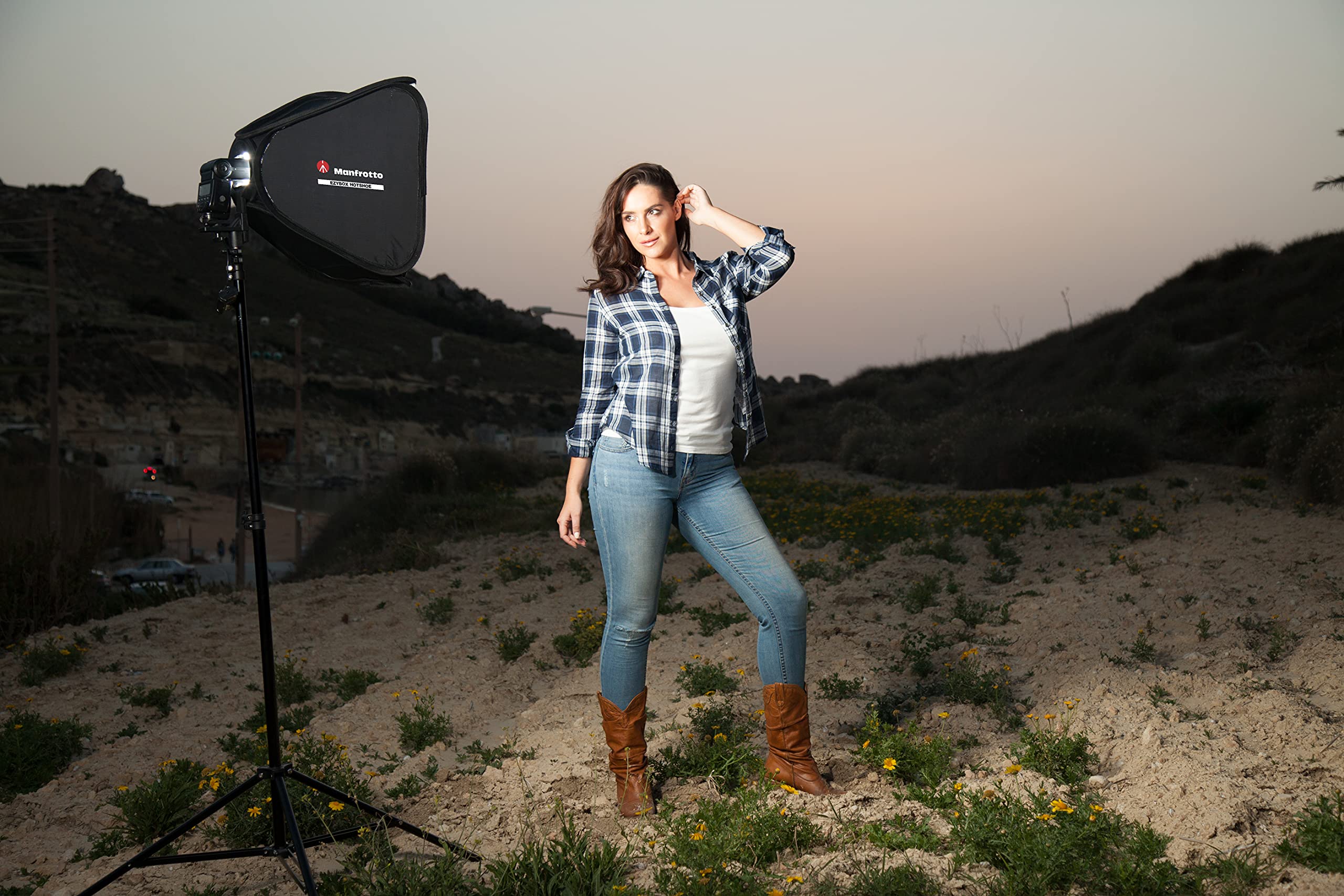 Manfrotto LL LS2438 Softbox 38 x 38 cm con staffa/Attacco per Flash a Slitta