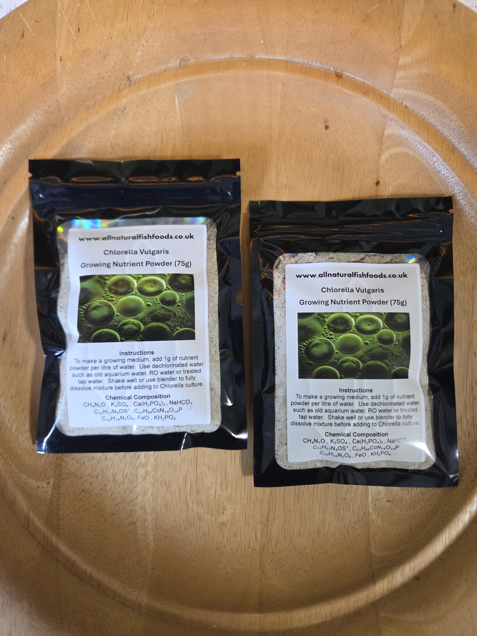 Chlorella Vulgaris (Green Water) - 150g Growing Medium Nutrient Powder (Makes 150 litres growing medium)
