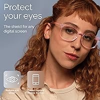 Vista 2 de Livho Gafas de Luz Azul de Alta Tecnología - Gafas de Computadora con Bloqueo Avanzado de Luz Azul - Protección contra la Fatiga Visual y UV