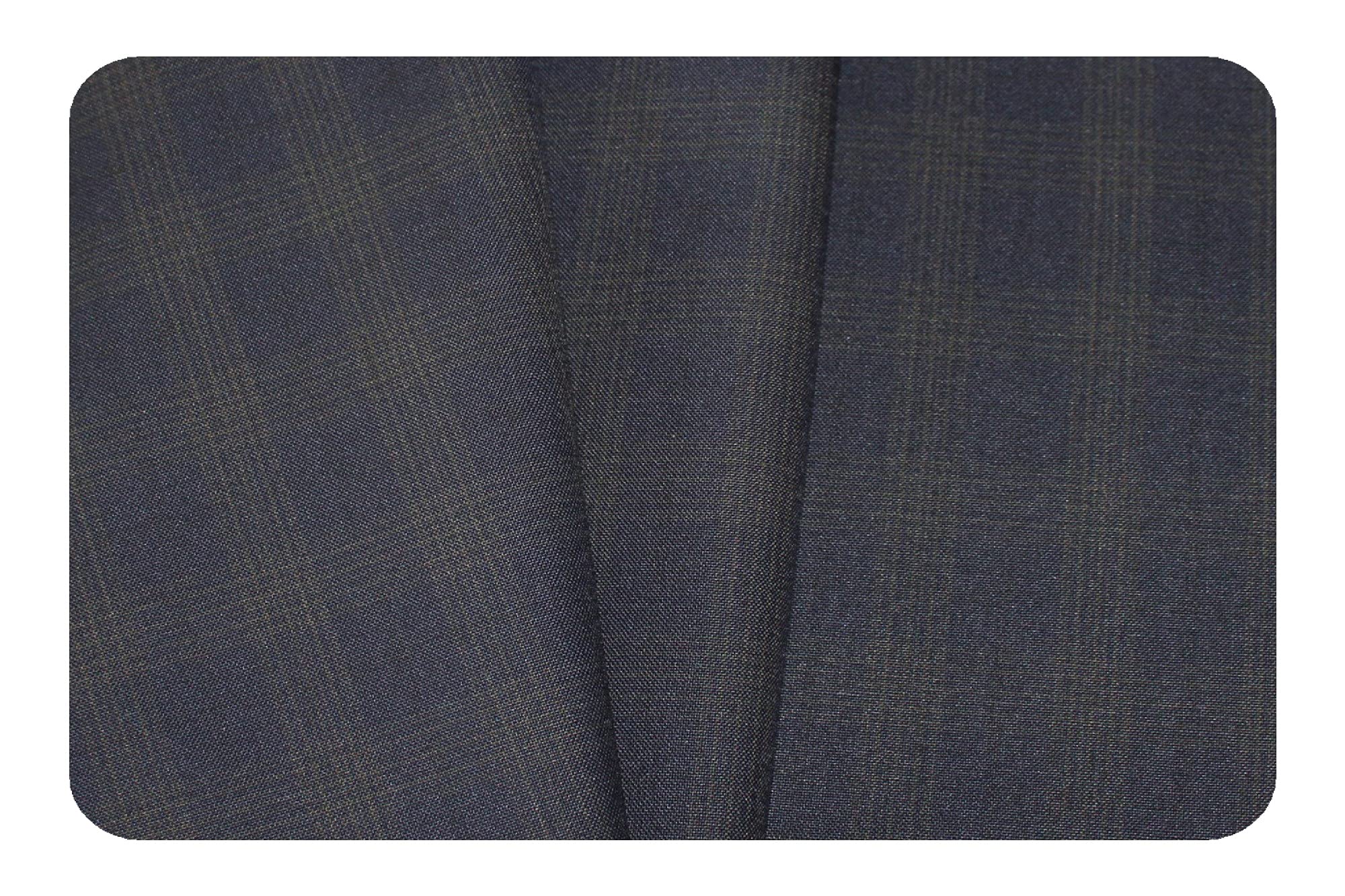 Men's Poly Viscose Checkered Unstitched Trouser Fabric 1.30m(Free Size)-image-16