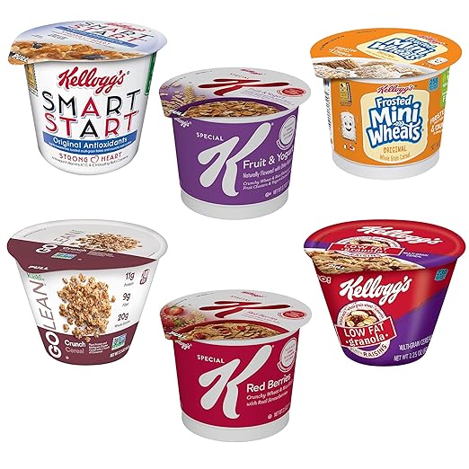Kellogg's Classic Wellness Assorted Cereal, 2.2 oz., 60/Carton (5X0404)