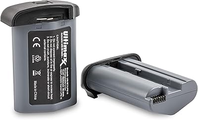 Ultimaxx Replacement for Canon LP-E19 Lithium-Ion Rechargeable Battery, Compatible with Canon EOS R3, EOS-1D Mark III, EOS-1D Mark IV, EOS-1Ds Mark III, EOS-1D X, EOS-1D X Mark II, EOS-1D X Mark III
