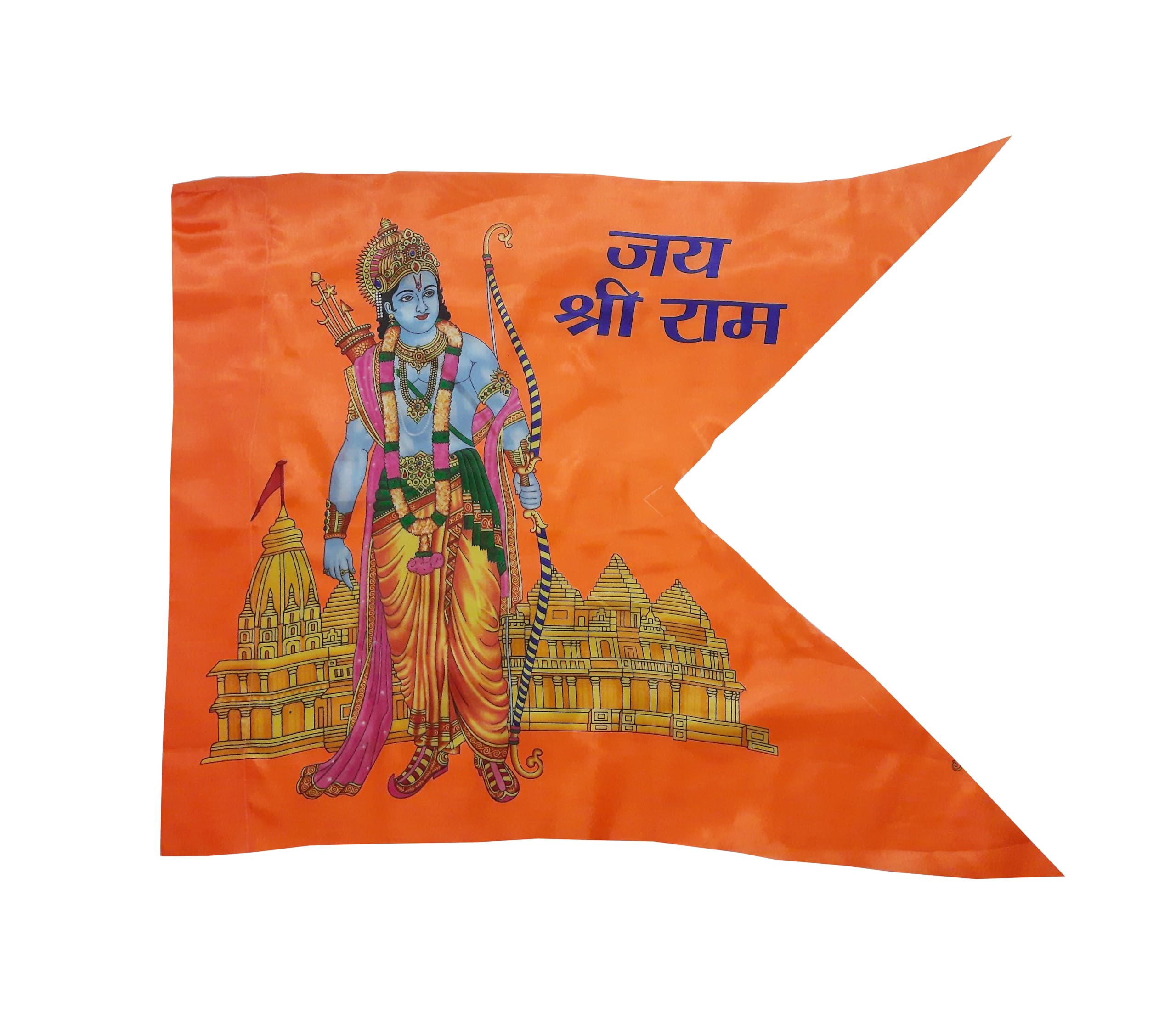 VETAS Jai Shree Ram Flag, Ram Ji Ki Jhanda for Temple and Religious Festivals (Size 30in x 40in, Pack of 1) (B0CQR6G28K) Amazon Price History, Amazon Price Tracker