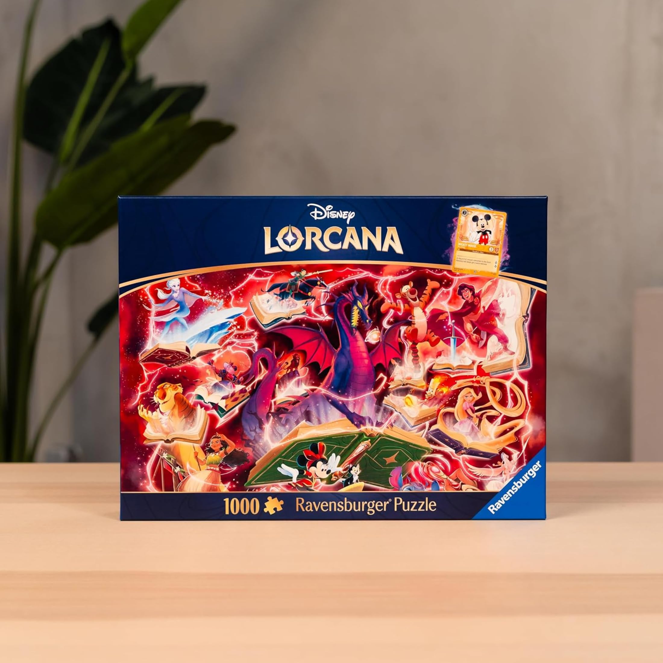 Ravensburger - Puzzle 1000 Pezzi Disney Lorcana | Puzzle Disney Per Adulti E Bambini Con Una Misura Di 70x50 Cm | Regalo Per Adulti E Bambini Da 14 Anni E Più